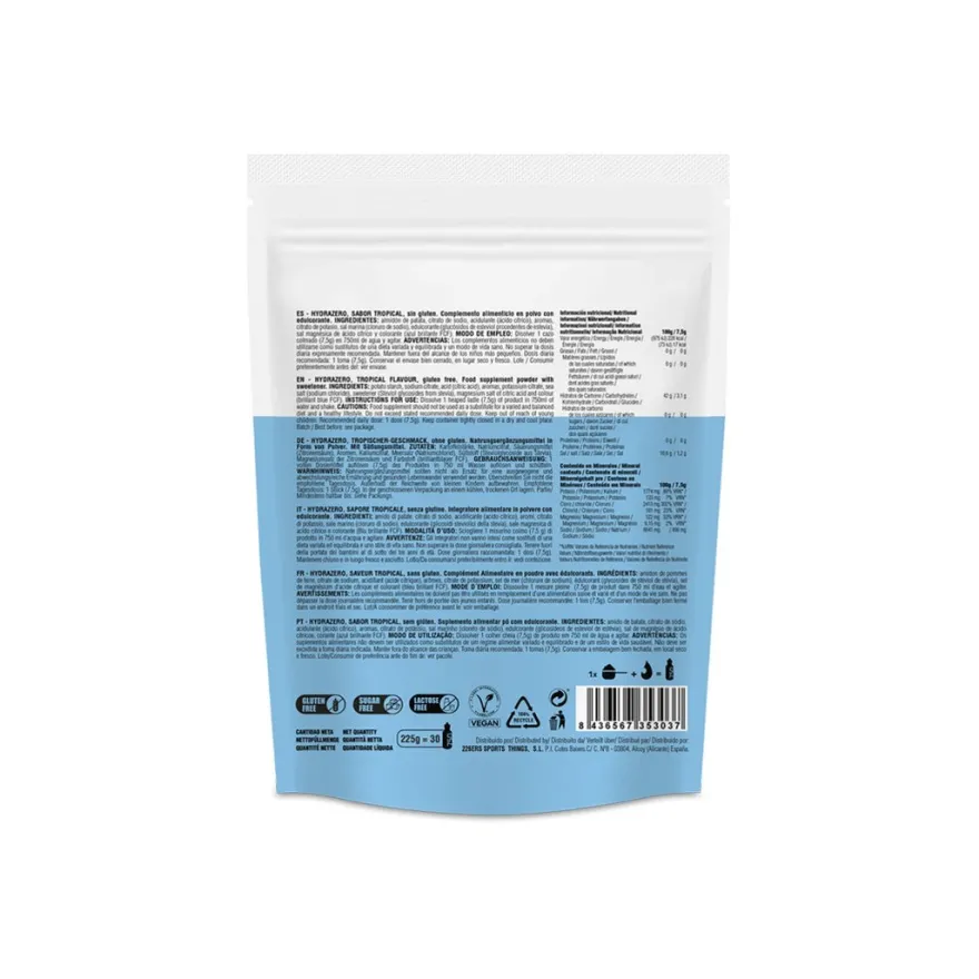 226ERS Hydrazero Drink Tropical 225g