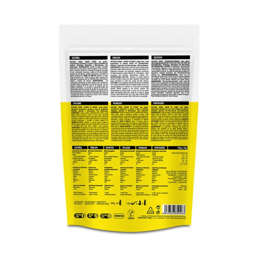 226ERS Isotonic Drink Lemon 1Kg