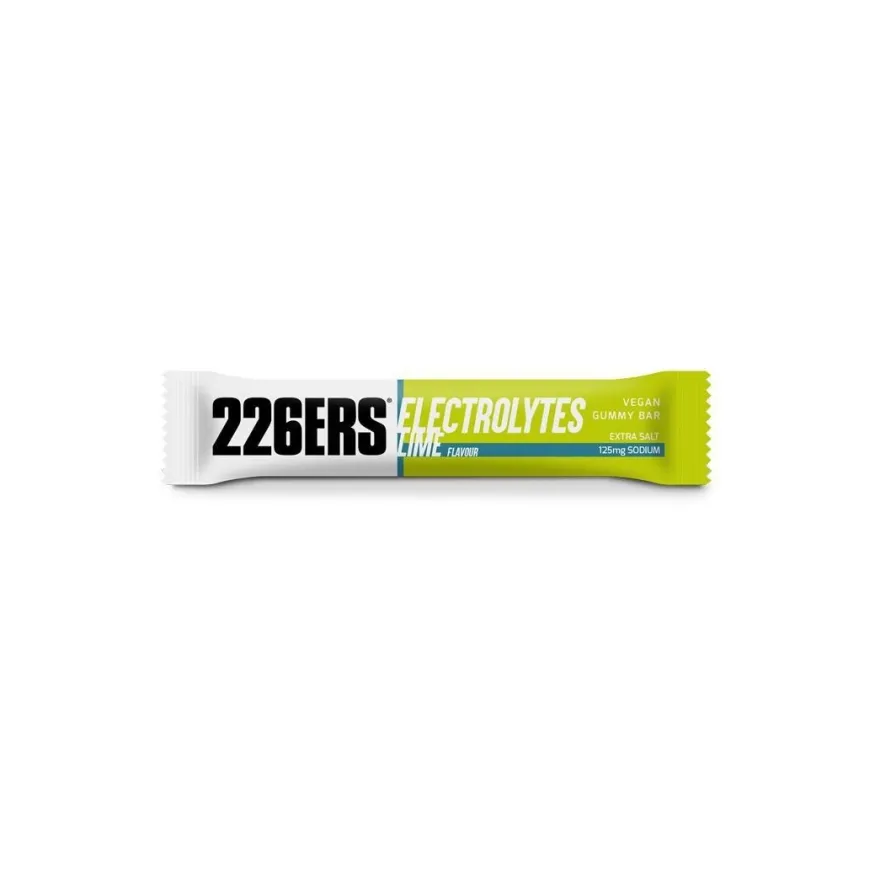 226ERS Vegan Gummy Bar Pectina Electrolyte Lime 30g