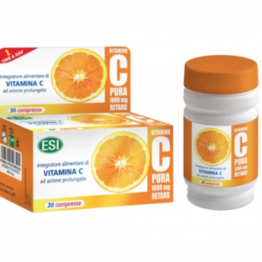 Esi Vitamina C Pura Retard 1000 mg 30 Comprimidos