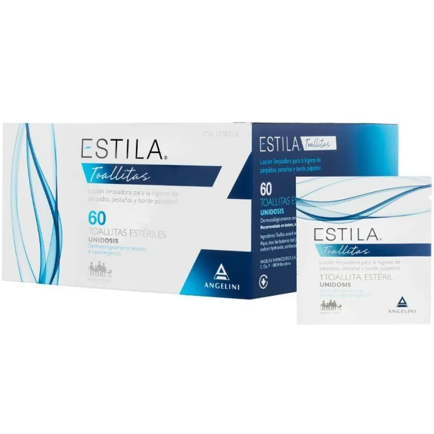 Estila Toallitas Esteriles 60 Toallitas