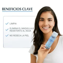 EUCERIN Agua Micelar DermatoCLEAN (Hyaluron) 3 en 1 (400ml)