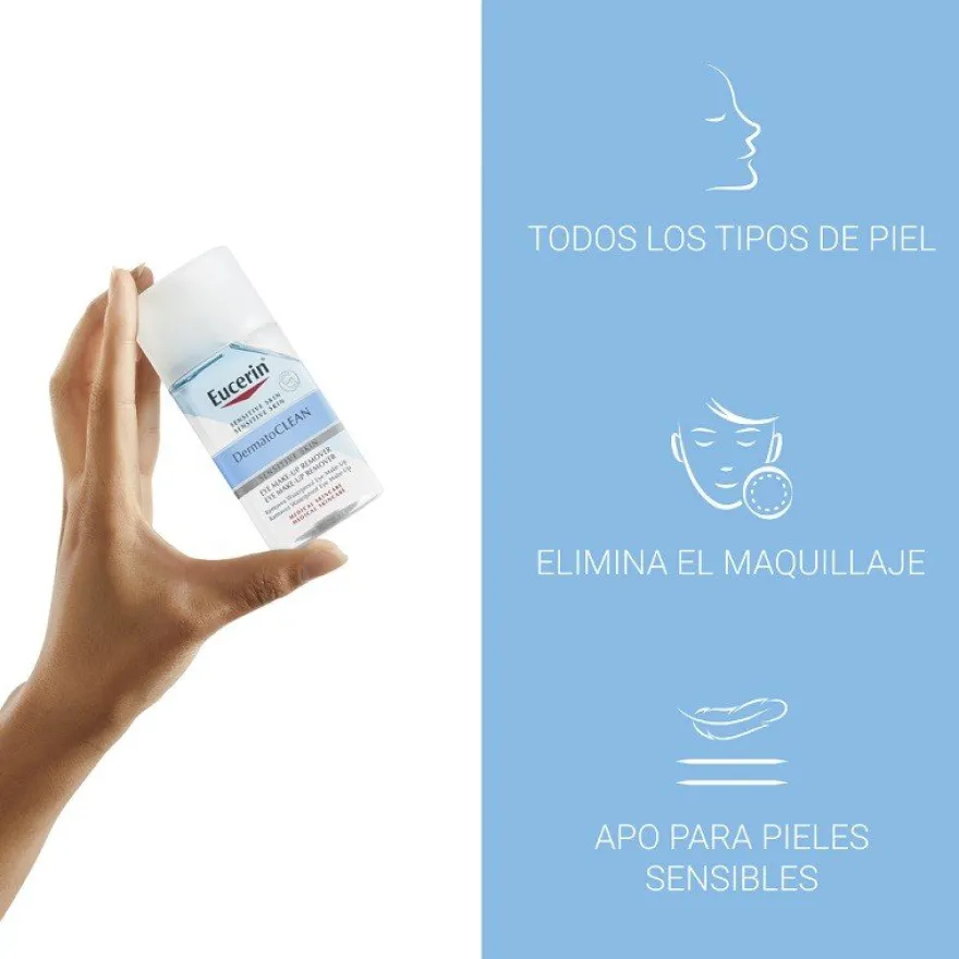 EUCERIN DermatoCLEAN Desmaquillante Bifásico de Ojos 125ml