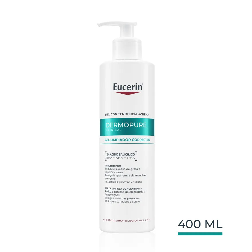 Eucerin DermoPure Clinical Gel Limpiador Corrector 400 ml
