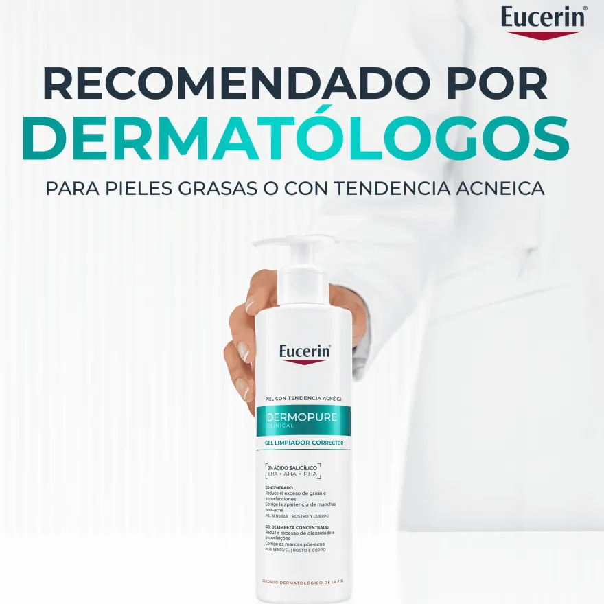 Eucerin DermoPure Clinical Gel Limpiador Corrector 400 ml