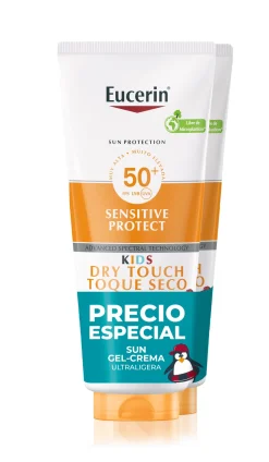 Eucerin Duplo Sun Kids Sensitive Protect Gel-Crema Solar Niños SPF50+ 200 ml
