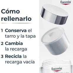 EUCERIN Hyaluron-Filler Día SPF15 Piel Seca Recarga Refill 50ml