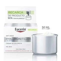EUCERIN Hyaluron-Filler Día SPF15 Piel Seca Recarga Refill 50ml