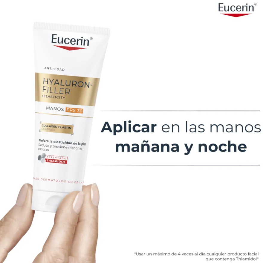 EUCERIN Hyaluron-Filler +Elasticity Crema de Manos Manchas SPF30 (75ml)