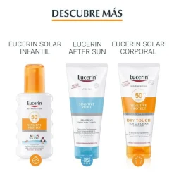 EUCERIN Oil Control SPF50+ con Color Medio Toque Seco Gel-Crema Solar Facial 50ml