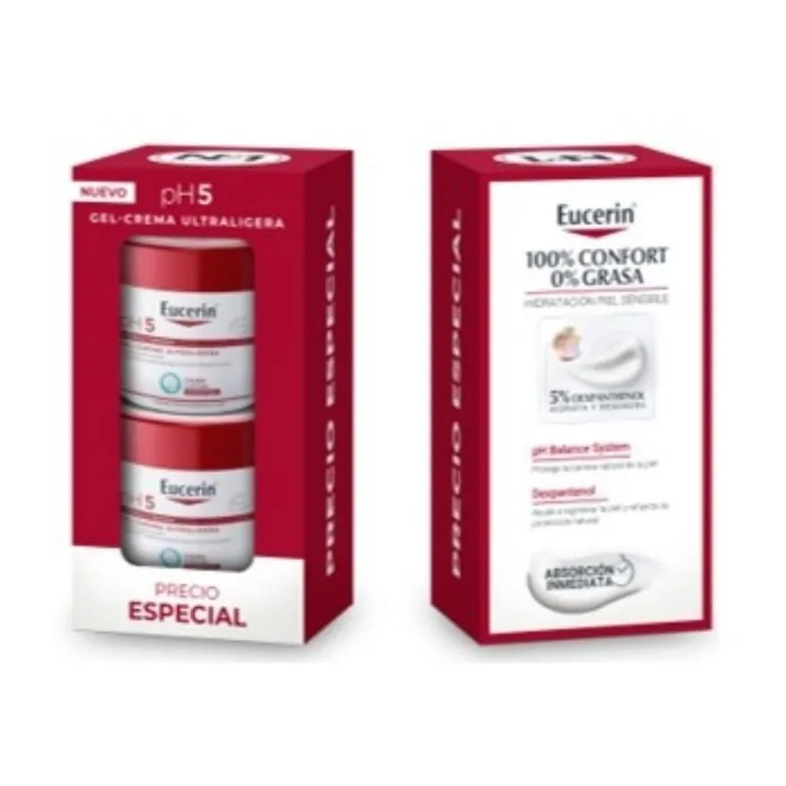 Eucerin pH 5 Gel-Crema Duplo 2x350 ml