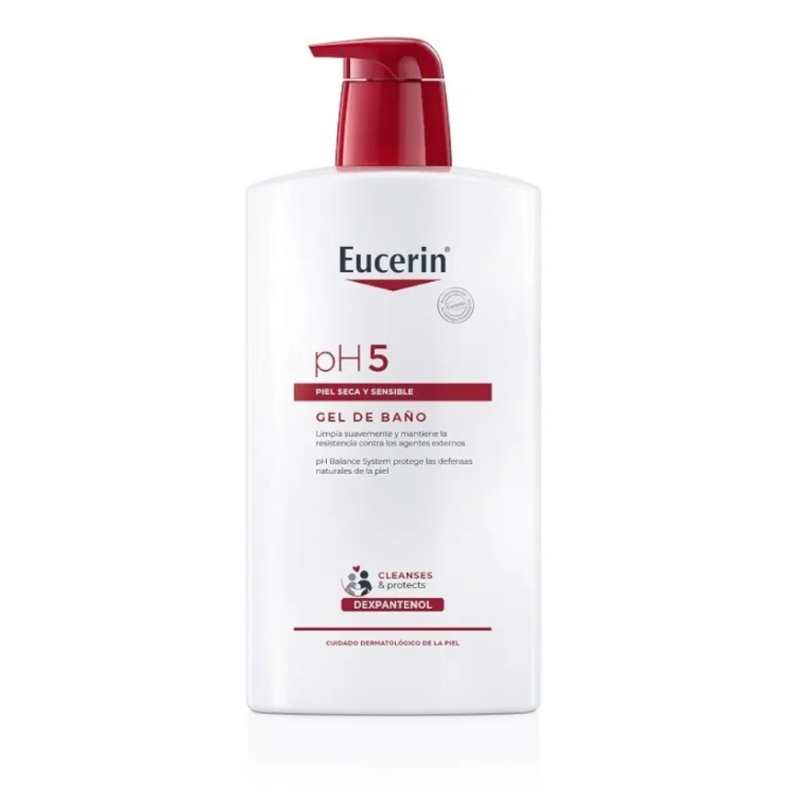 EUCERIN pH5 Gel de Baño Piel Seca y Sensible 1L
