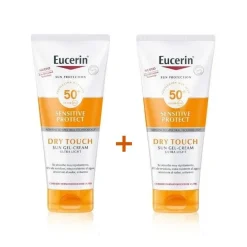 EUCERIN Protector Solar Sensitive Protect Gel-Crema Ultraligera Toque Seco SPF50+ DUPLO 2x200ml