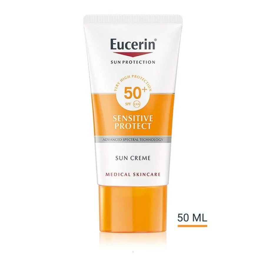 EUCERIN Sun Creme Sensitive Protect Piel Sensible FPS50+ (50ml)