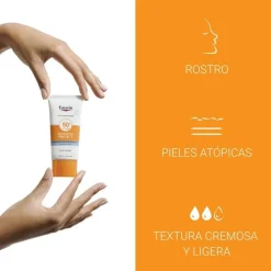 EUCERIN Sun Creme Sensitive Protect Piel Sensible FPS50+ (50ml)