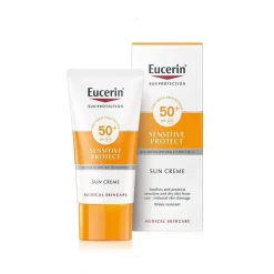 EUCERIN Sun Creme Sensitive Protect Piel Sensible FPS50+ (50ml)