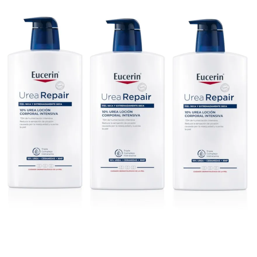 EUCERIN Urea Repair Plus Loción 10% Urea Triplo 3x1000ml