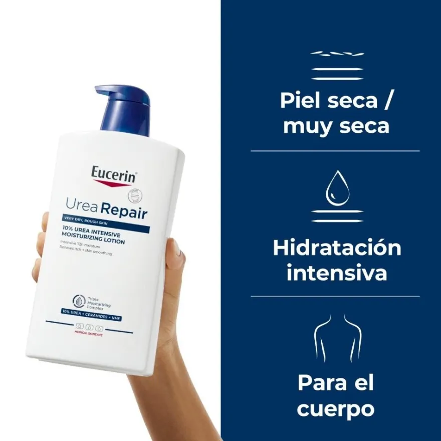EUCERIN Urea Repair Plus Loción 10% Urea Triplo 3x1000ml