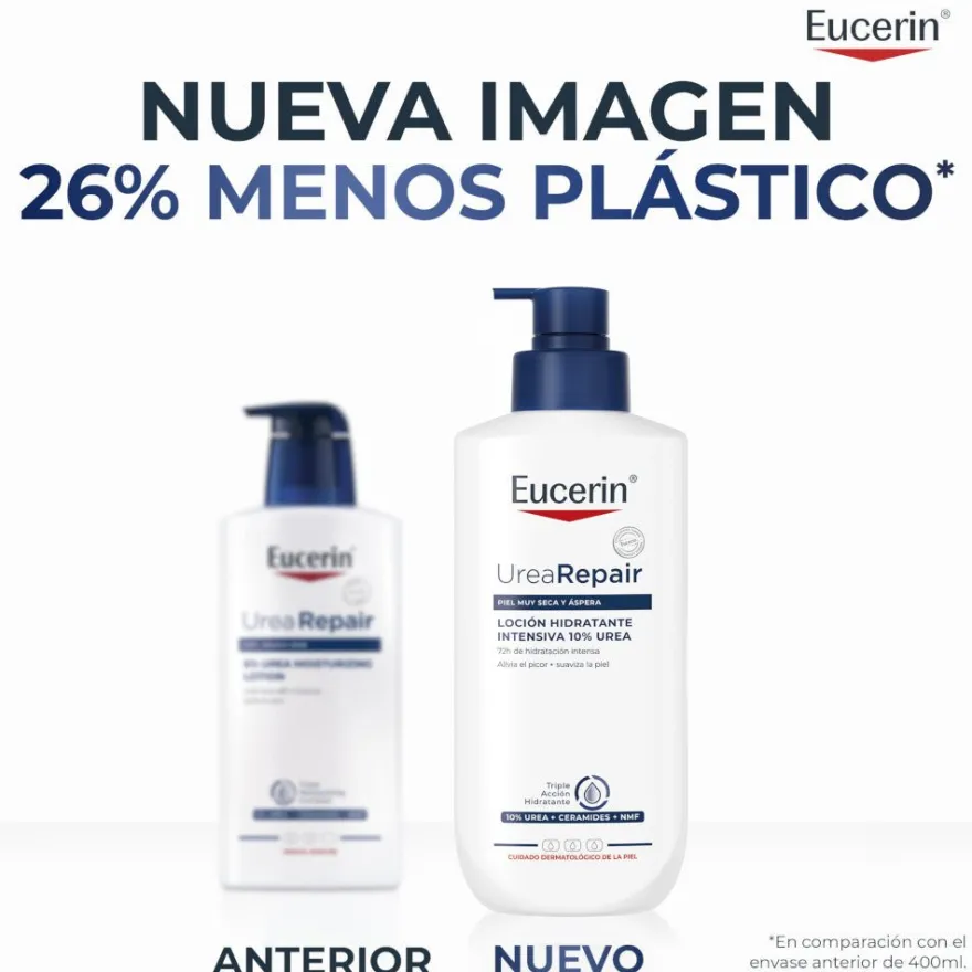 EUCERIN Urea Repair Plus Loción 10% Urea Triplo 3x400ml