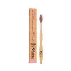 FARLINE Cepillo Dientes de Bambú Rosa 1ud