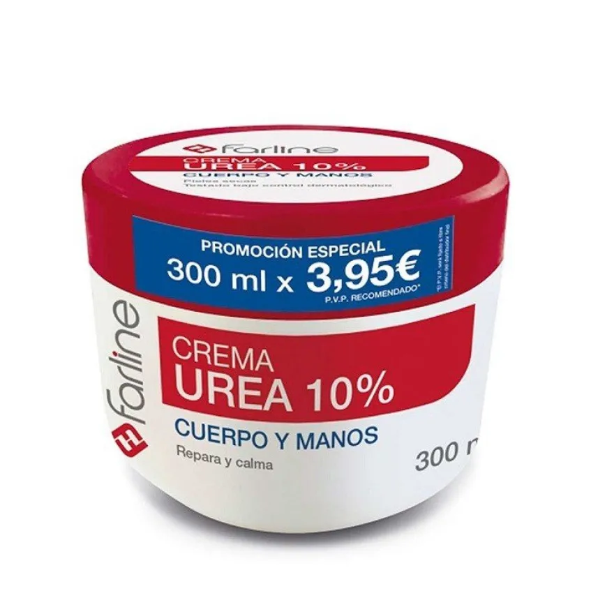 FARLINE Crema Urea 10% Cuerpo y Manos 300ml