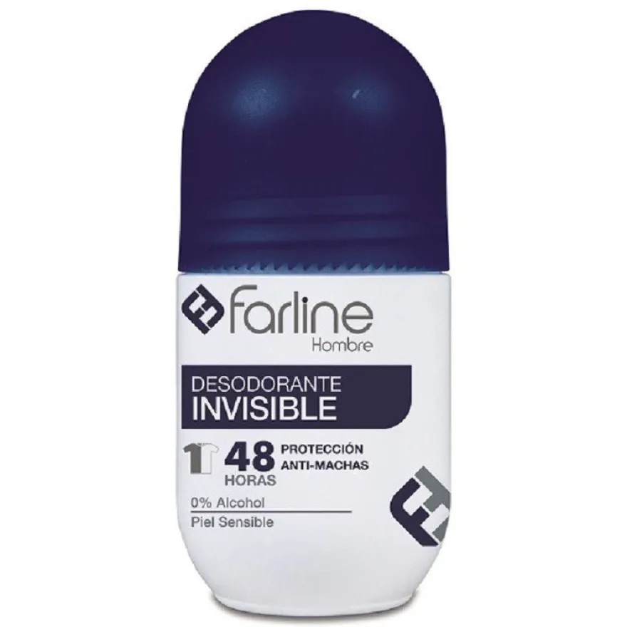 FARLINE Desodorante Hombre Roll-on Invisible 50ml
