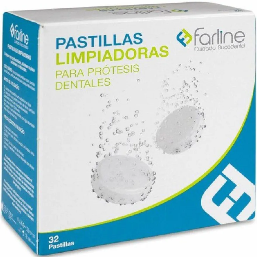 FARLINE Pastillas Limpiadoras 32 uds