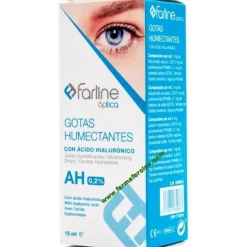 FARLINE Óptica Gotas Humectantes 0,2% Ácido Hialurónico 15ml