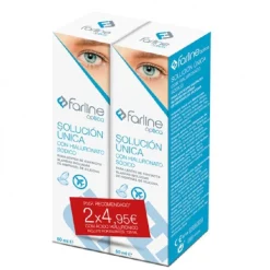 FARLINE Óptica Solución Única con Hialuronato Sódico DUPLO 2x60ml FORMATO VIAJE