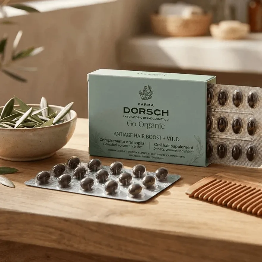 Farma Dorsch Antiage Hair Boost + Vit D 60 cápsulas