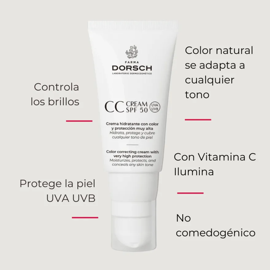 Farma Dorsch CC Cream SPF50 50 ml Hidratante con color