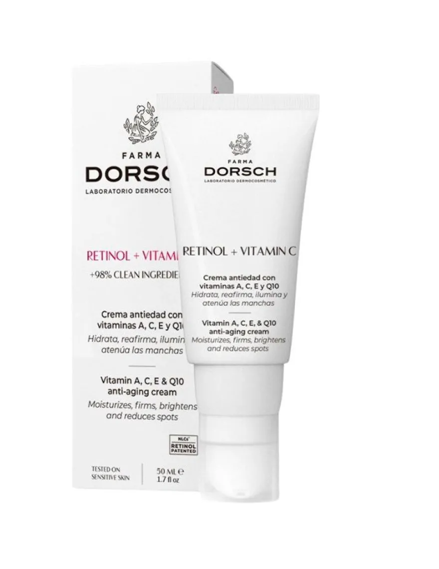 Farma Dorsch Crema Antiedad Retinol + Vitamin C 50 ml