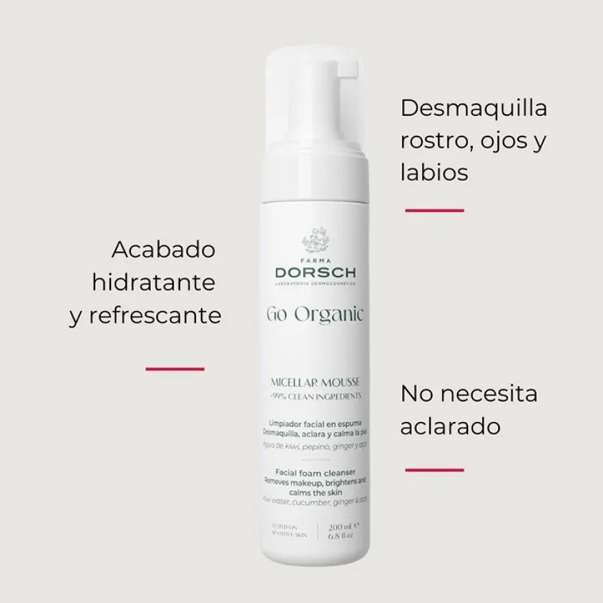 Farma Dorsch Espuma Micelar Mousse Desmaquillante 200 ml
