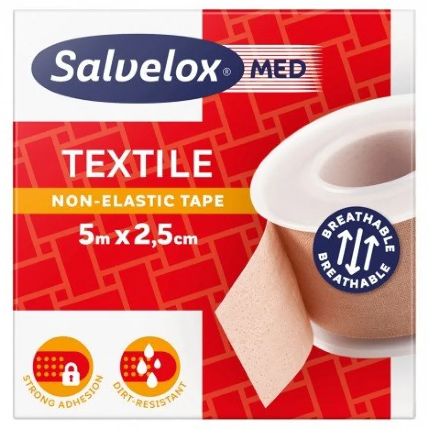 Farmavit Salvelox Esparadrapo Textil Beige 5m x 2.5cm