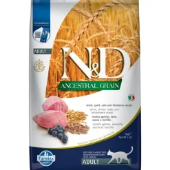 Farmina N&D Ancestral Grain Cordero Gato Seco 5Kg
