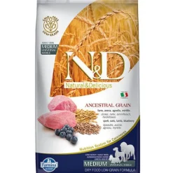 Farmina N&D Ancestral Grain Cordero y Arándano Alimento Seco 2,5kg