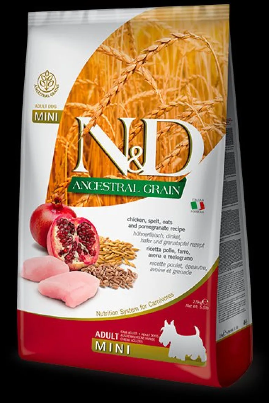 Farmina N&D Ancestral Grain Mini Pollo Alimento Seco para Perros 15.4lb