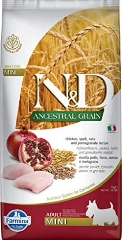 Farmina N&D Ancestral Grain Mini Pollo Alimento Seco para Perros 15.4lb