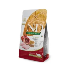 Farmina N&D Ancestral Grain Pollo Alimento para Gatos Adultos Esterilizados 300g