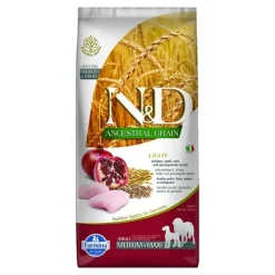 Farmina N&D Ancestral Light Medium Maxi Alimento Seco para Perros 12kg