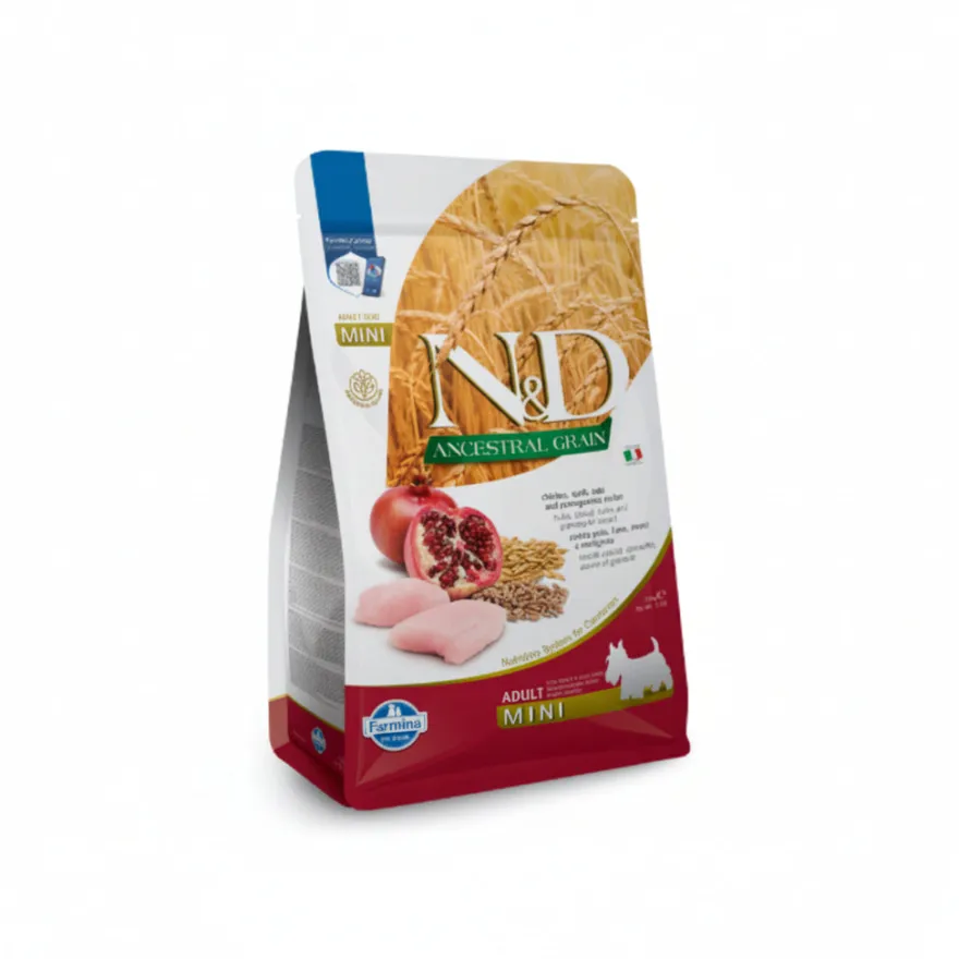 Farmina N&D Ancestral Mini Pollo y Granada Piensos para Perros 2,5Kg