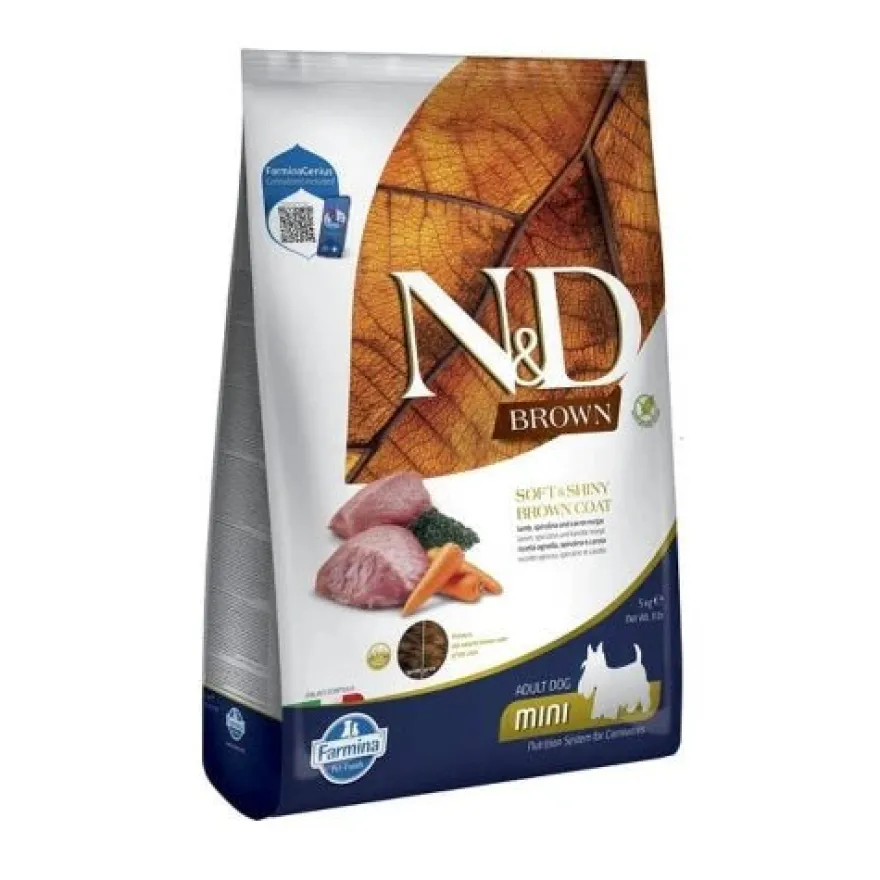 Farmina Nd Brown Dog Cordero Spirulina Mini Saco 5Kg