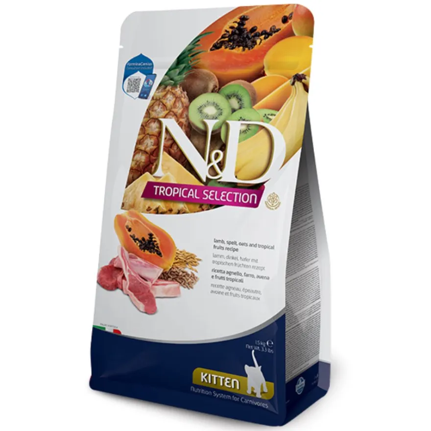 Farmina Nd Cat Kitten Cordero Alimento Seco 1,5Kg