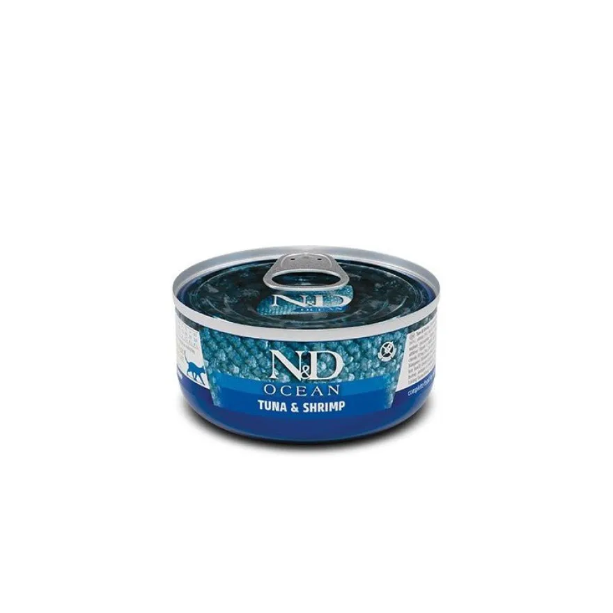 Farmina ND Cat Ocean Atún y Gamba Comida Húmeda 70g