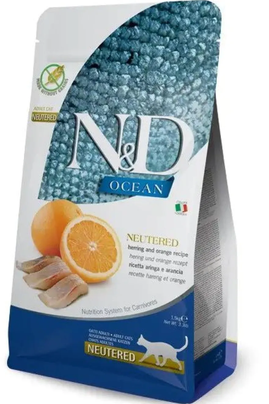 Farmina N&D Cat Ocean Neutered Alimento Sólido 1.5kg