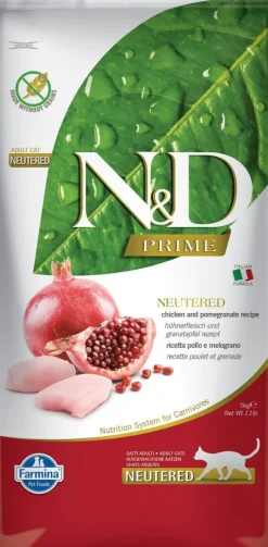 Farmina N&D Cat Prime Neutered Pollo Alimento Seco 5Kg