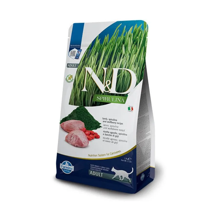 Farmina N&D Cordero Alimento Sólido para Gatos 1,5Kg