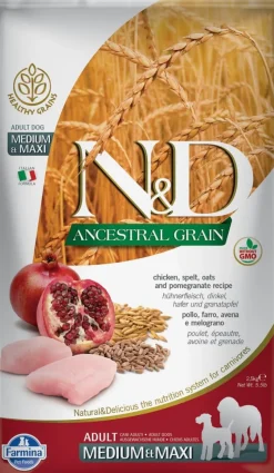 Farmina N&D Dog Ancestral Medium Maxi Pollo Alimento Seco 12kg