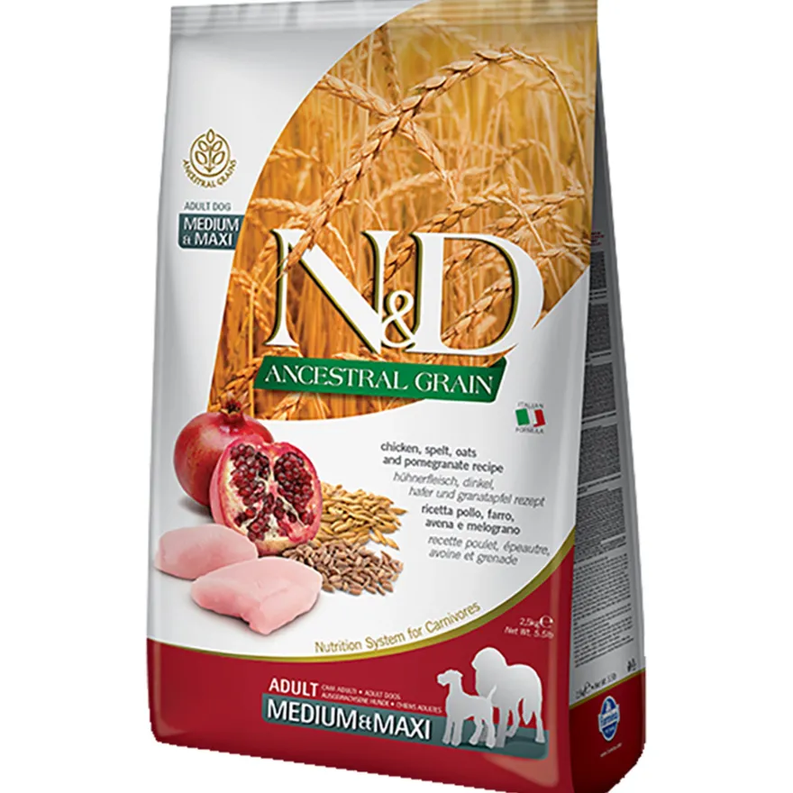 Farmina N&D Dog Ancestral Medium Maxi Pollo Alimento Seco 12kg