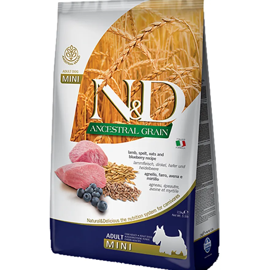 Farmina N&D Dog Ancestral Mini Cordero Pienso Seco 1.5kg